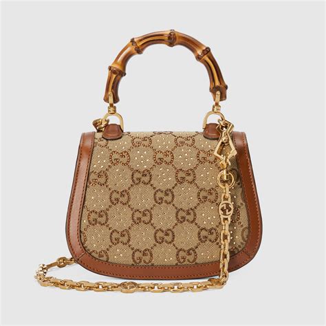 amazon gucci bambino|Gucci Bamboo 1947 mini top handle bag .